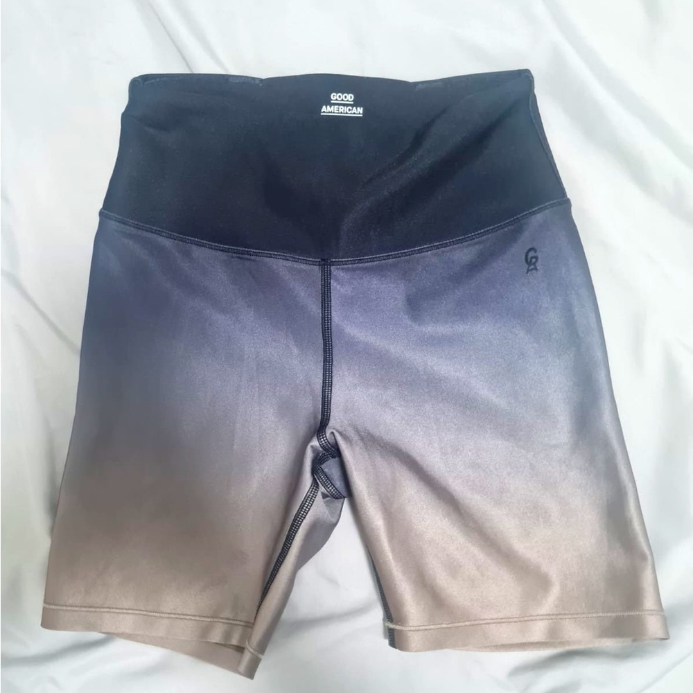 Good American Ombre Bike Shorts